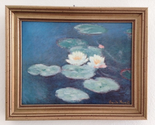 Quadro 31x24,5cm "Effet du soir" Claude Monet